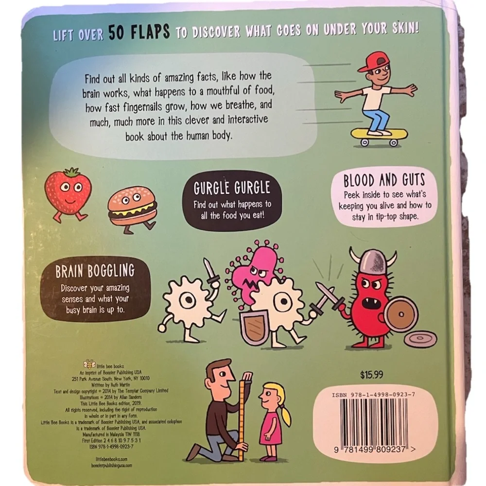 Little Explorers: My Amazing Body  flip tab learning book